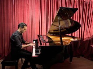 peyman playing piano